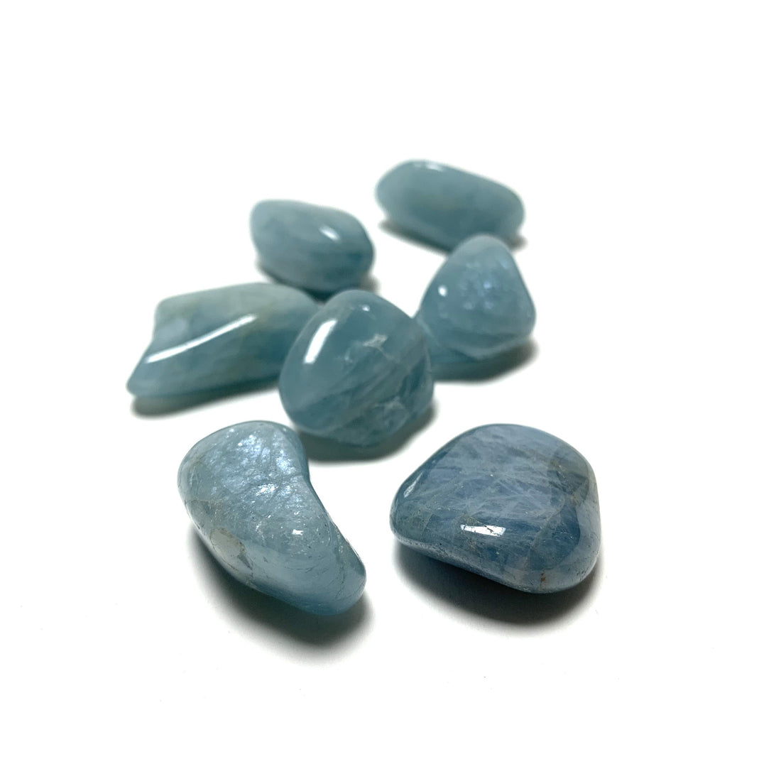 Aquamarine Tumbles Aquamarine Crystals 