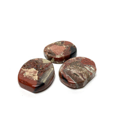 Brecciated Jasper Medallions Brecciated Jasper Crystals A. $4.00 (Mini) 