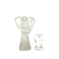 Clear Quartz Carved Angel Quartz Crystals 