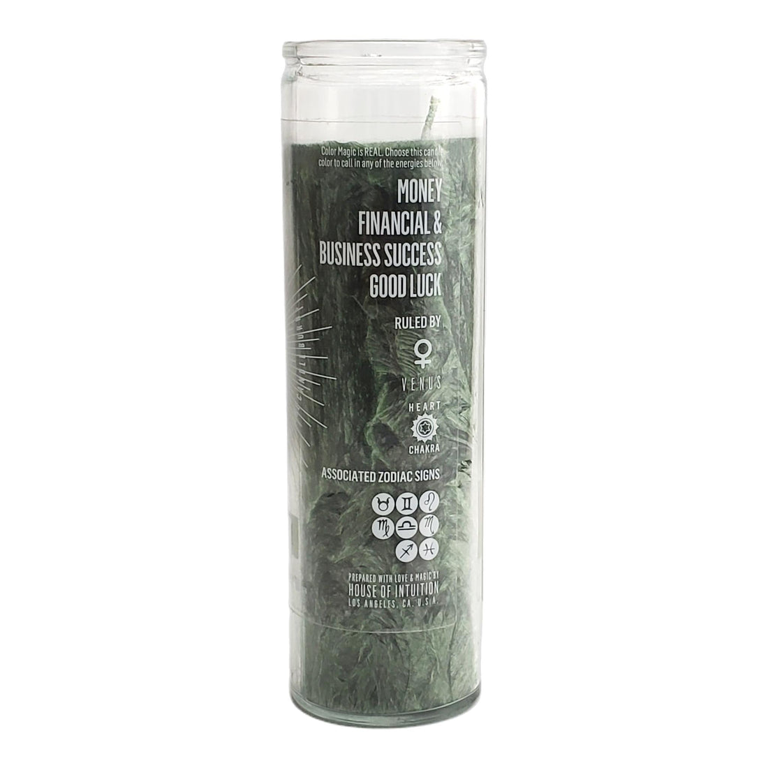 Green Palm Wax Prayer Candle Prayer Candles House of Intuition 
