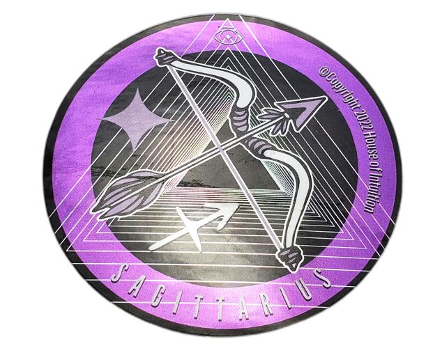 HOI Holographic Sagittarius Sticker Paintings & Art Pieces House of Intuition 