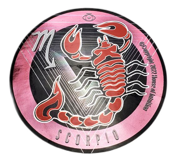 HOI Holographic Scorpio Sticker Paintings & Art Pieces House of Intuition 