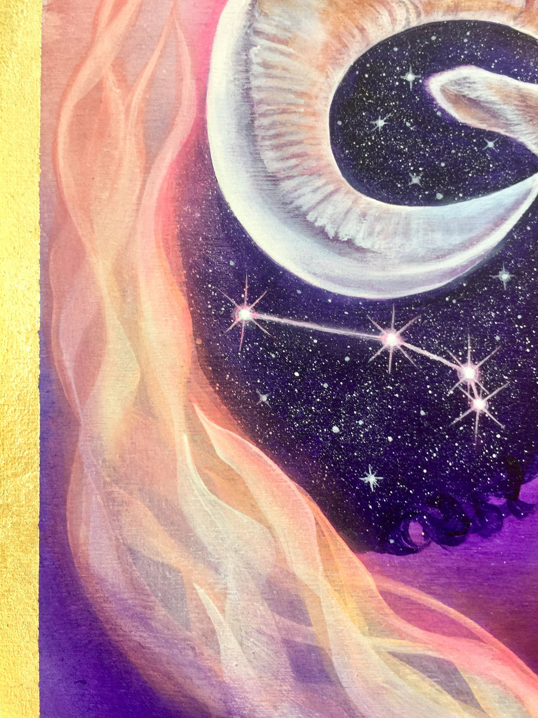 Aries Zodiac Original Painting and Print by Tashina Suzuki Paintings & Art Pieces House of Intuition 