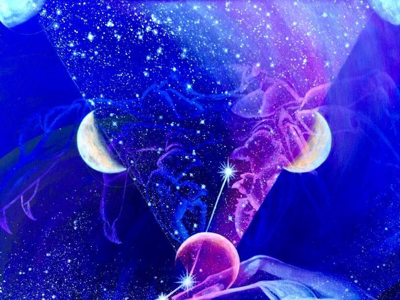 Cancer Zodiac Original Painting and Print by Tashina Suzuki Paintings & Art Pieces House of Intuition 