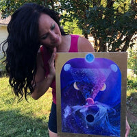 Cancer Zodiac Original Painting and Print by Tashina Suzuki Paintings & Art Pieces House of Intuition 