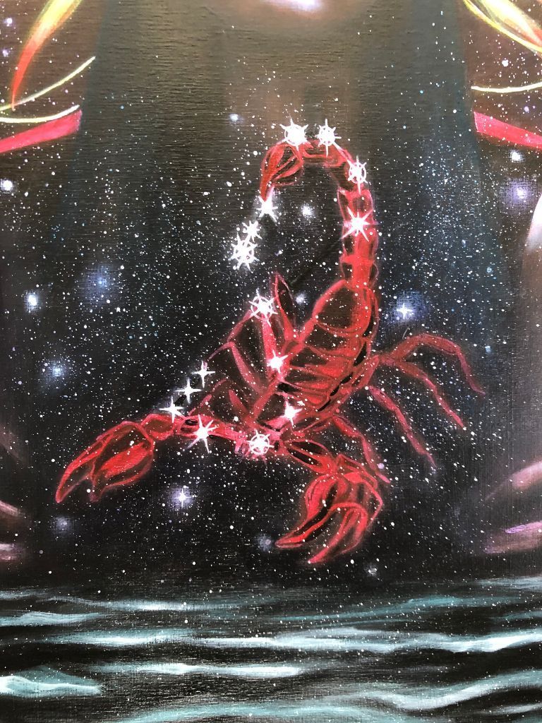 Scorpio Zodiac Original Painting and Print by Tashina Suzuki Paintings & Art Pieces House of Intuition 