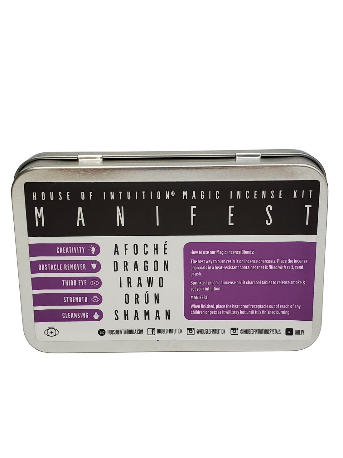 Manifest Incense Blend Kit HOI Incense Blend House of Intuition 