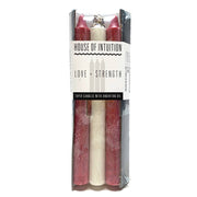 Taper Intention Candle Set - Love and Strength Taper Intention Candles House of Intuition 