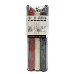 Taper Intention Candle Set - Clearing Negative Energy and Reversal Taper Intention Candles House of Intuition 