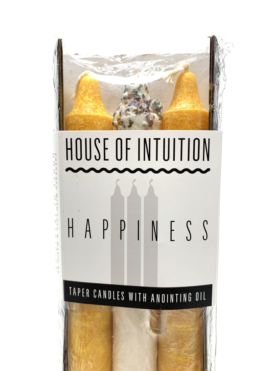 Taper Intention Candle Set - Happiness Taper Intention Candles House of Intuition 