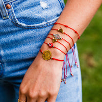 Hamsa Gold Protection Amulet Bracelet House of Intuition 