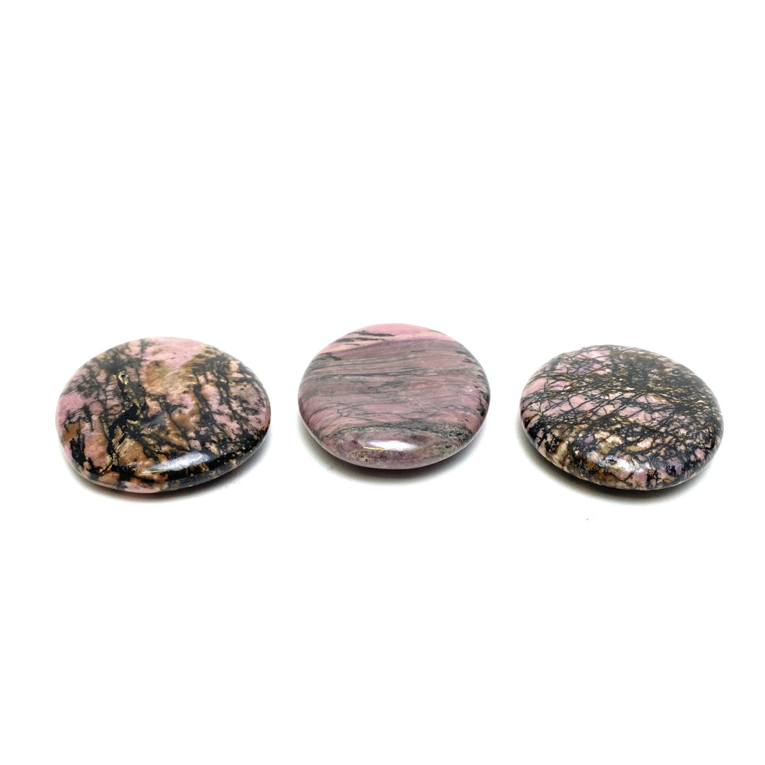 Rhodonite Pillow Stones Rhodonite Crystals 
