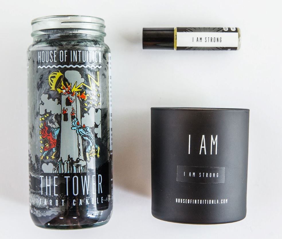 The Tower Major Arcana Candle Major Arcana Candles House of Intuition 