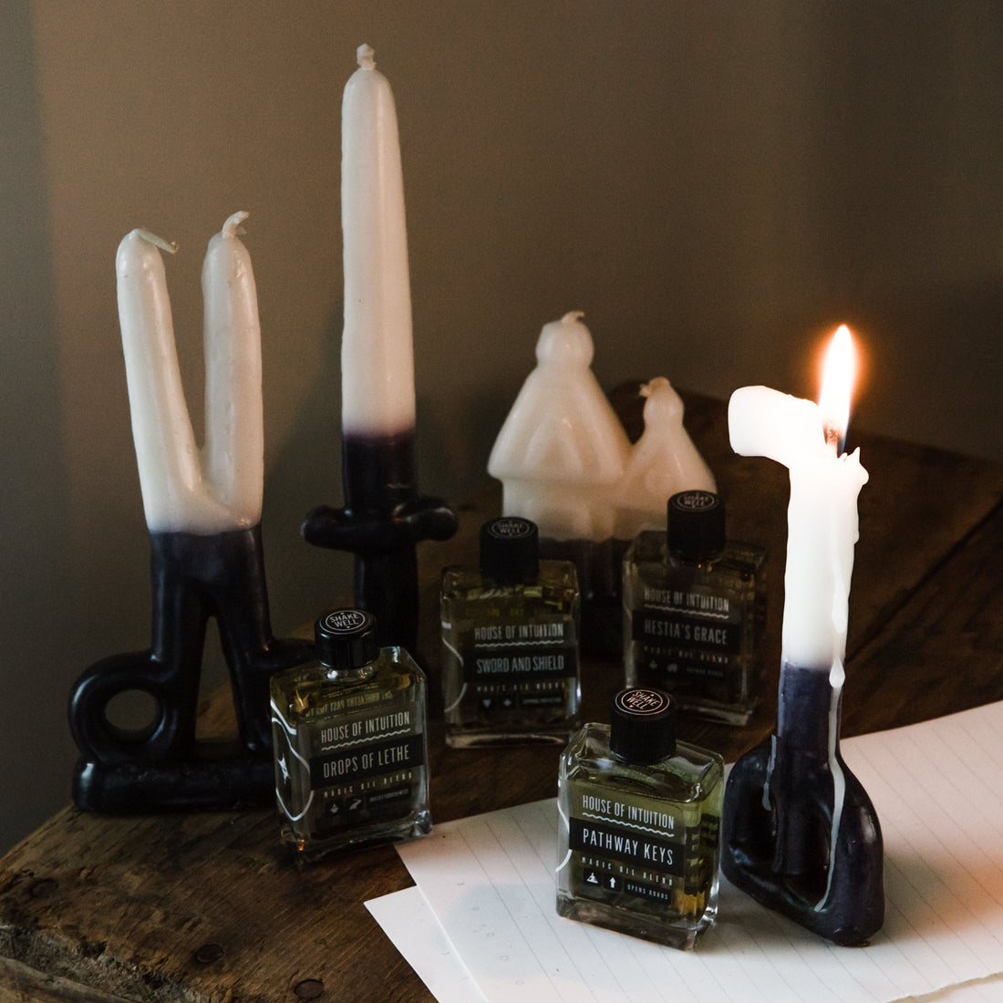 "Be Open" Symbol Shape Candle Symbol Shape Candle House of Intuition 