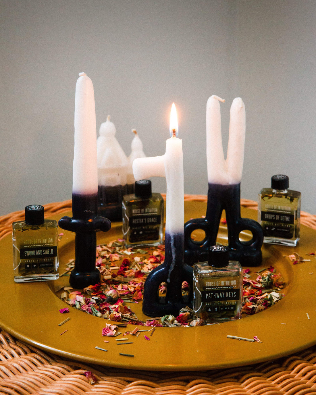 "Be Open" Symbol Shape Candle Symbol Shape Candle House of Intuition 