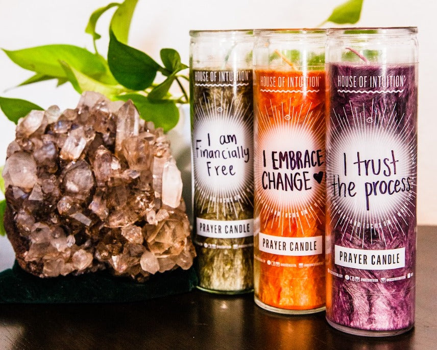 7 Color "Write-Your-Own-Prayer" Candle Prayer Candles House of Intuition 