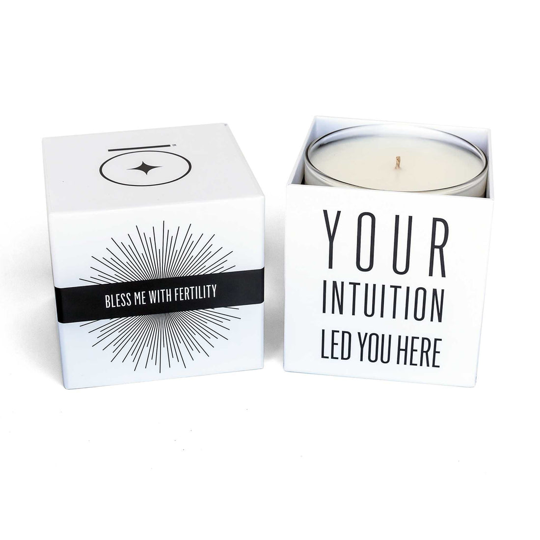 "BLESS ME with FERTILITY" Affirmation Soy Candle BLESS ME - Affirmation Candles House of Intuition 