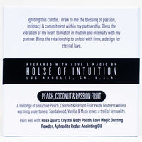 "BLESS ME with ETERNAL LOVE" Affirmation Soy Candle BLESS ME - Affirmation Candles House of Intuition 