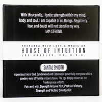 I AM Strong - Affirmation Soy Candle I AM - Affirmation Candles House of Intuition 
