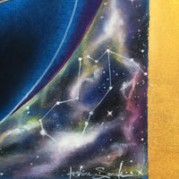 Aquarius Zodiac Original Painting and Print by Tashina Suzuki Paintings & Art Pieces House of Intuition 
